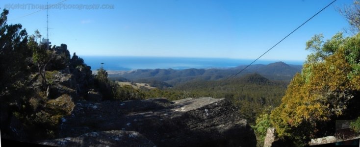 South Sister View to the East South Sister View to the East