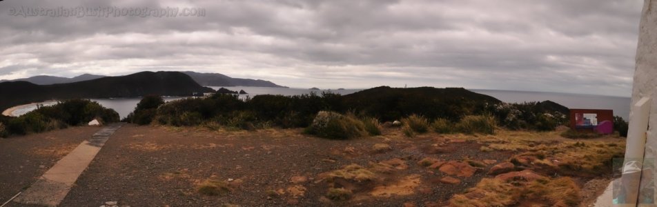 Lighthouse Bay from Bruny Lighthouse