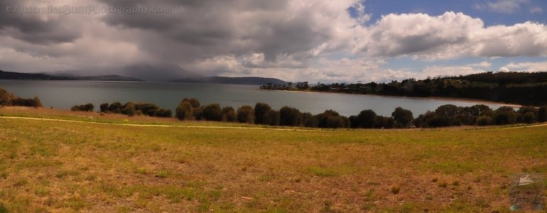 Pot Bay and Mount Wellington from Cape Deliverance Pot Bay and Mount Wellington from Cape Deliverance