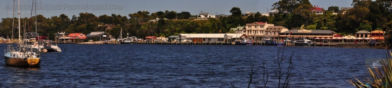 Strahan from RIsby Cove Strahan from RIsby Cove