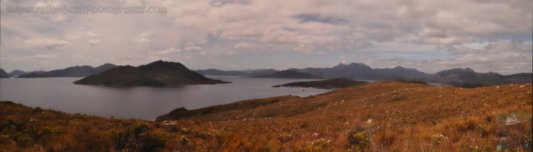 Scotts Peak Dam from below Red Knob Lookout