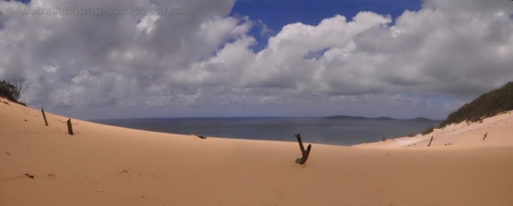 Double Island Point from Carlo Sand Blow Double Island Point from Carlo Sand Blow